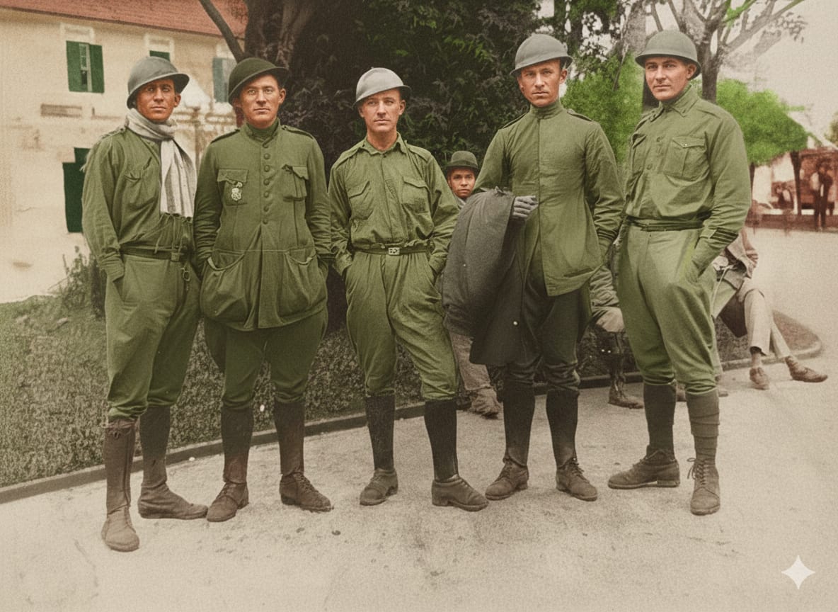 Imagens coloridas pela inteligência artificial.